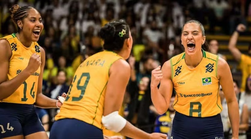 Seleção feminina de vôlei vence Itália em jogo emocionante de cinco sets e encerra invencibilidade