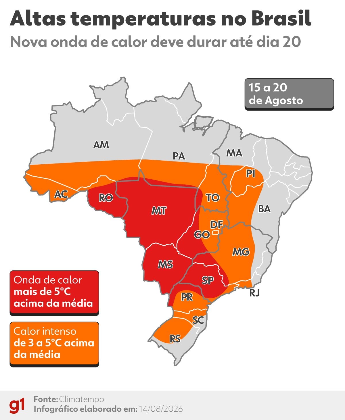 Alerta meteorológico aponta temporais e granizo no RS nesta semana