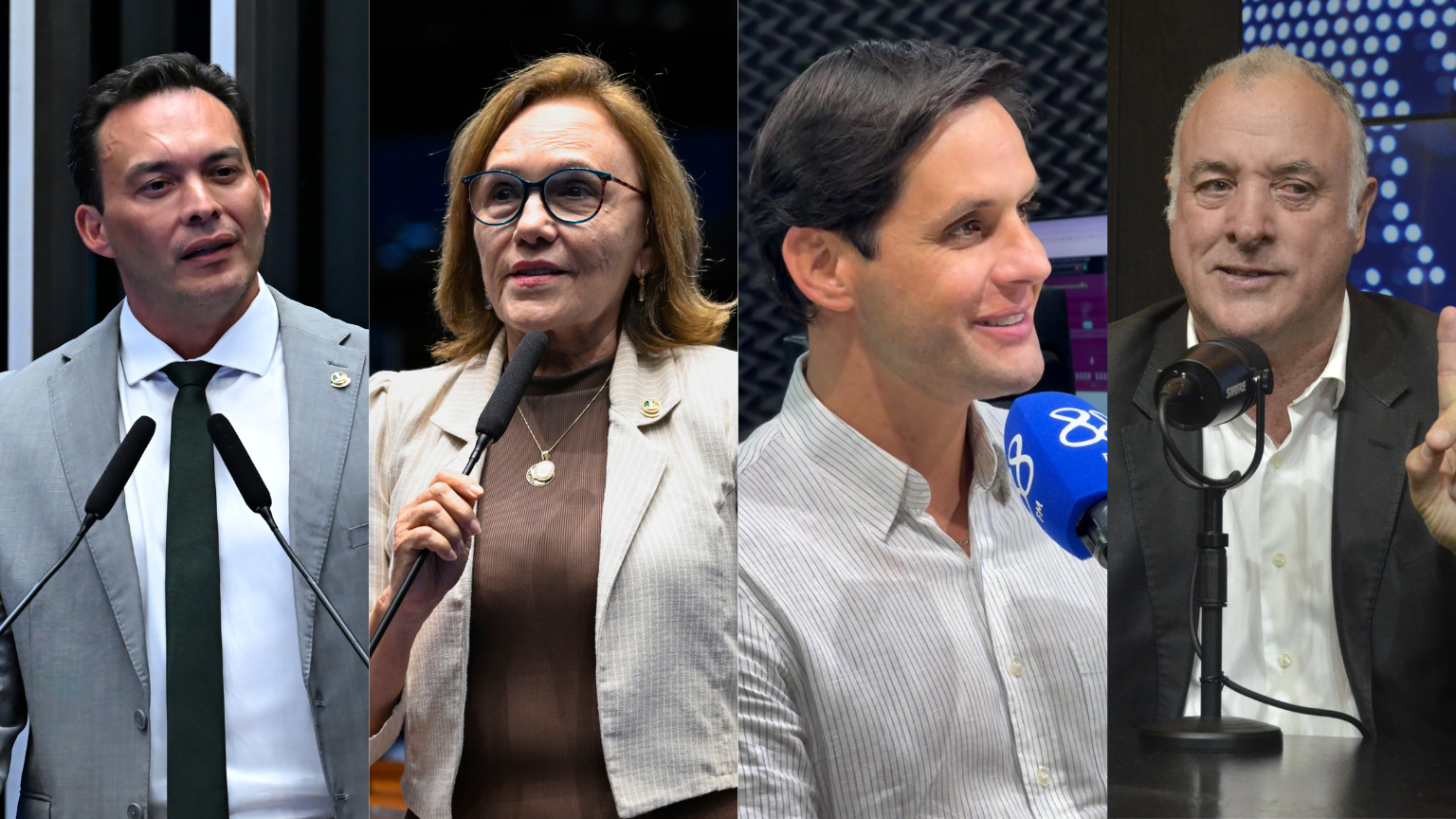 Senado Estimulada: Styvenson lidera com 45%, Zenaide com 34%, Rafael com 20% e Hélio com 17%, aponta Exatus