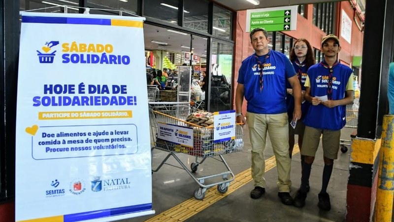 Prefeitura de Natal arrecada 2 toneladas de alimentos contra a fome