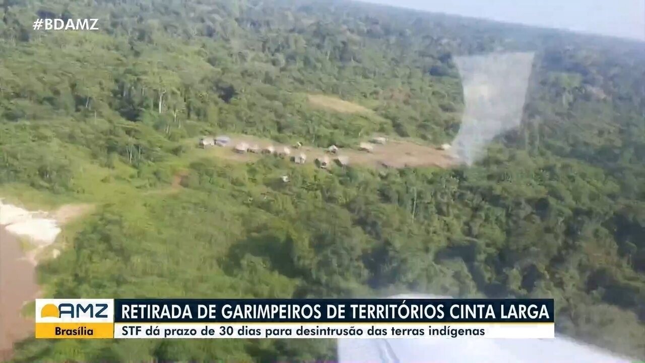 STF determina que União apresente plano para retirada de garimpeiros de terra indígena Cinta Larga