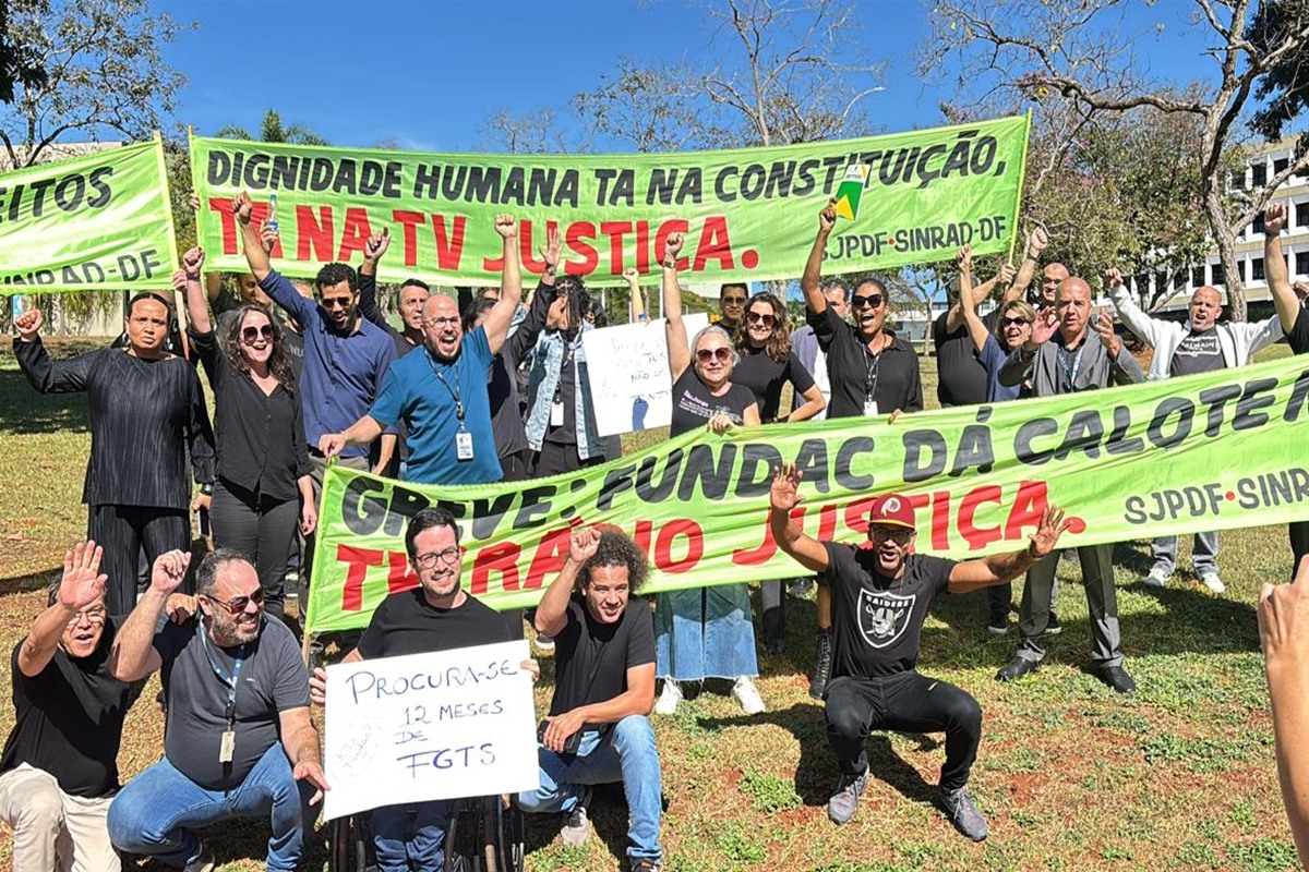 Terceirizados da TV Justiça e Rádio Justiça entram em greve por atraso de salários e direitos