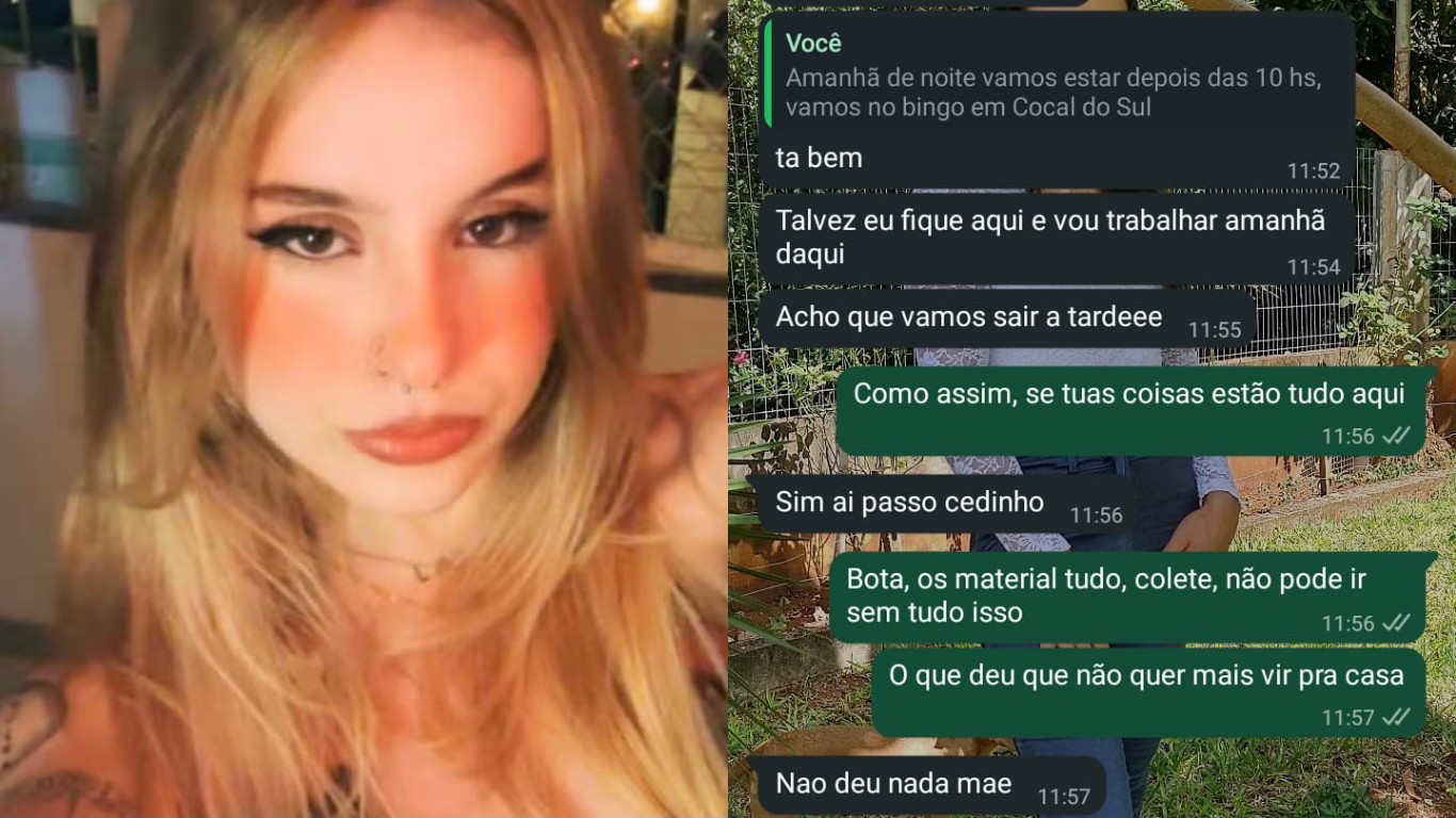 Suspeito de matar estudante em SC manteve contato com a família fingindo ser a vítima