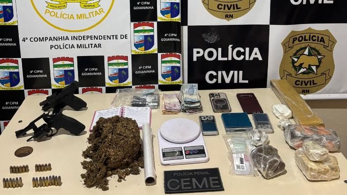 Homem é preso por suspeita de assassinato e tráfico de drogas no RN