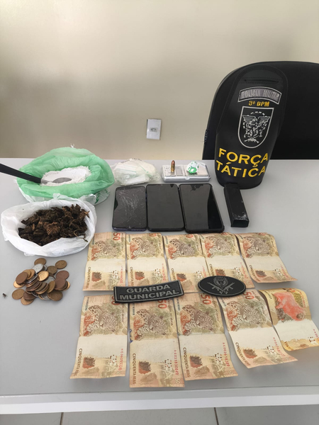 PMRN e Guarda de Parnamirim prendem suspeito com drogas