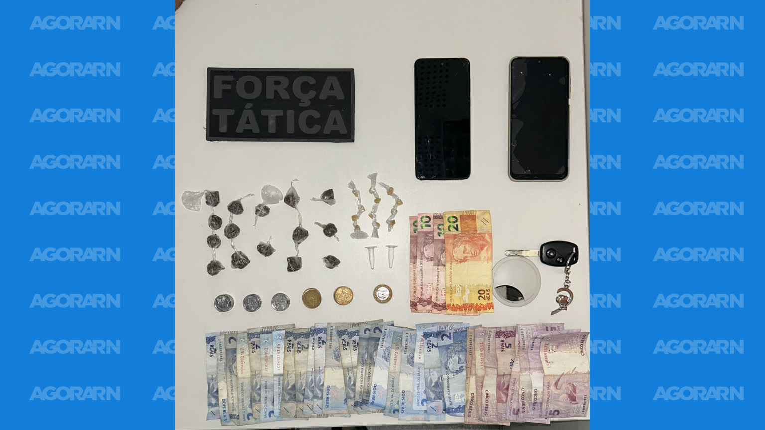 Suspeitos são presos após fuga e descarte de drogas em Macau