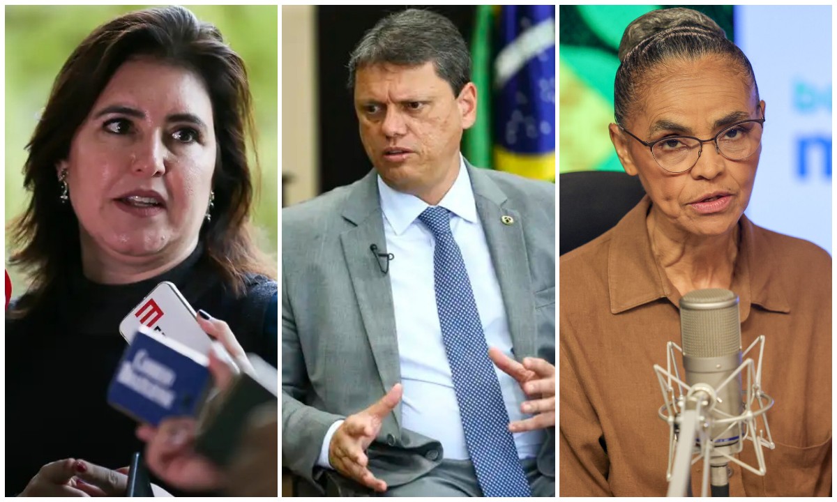 Tarcísio questiona trajetórias políticas de Tebet e Marina em SP