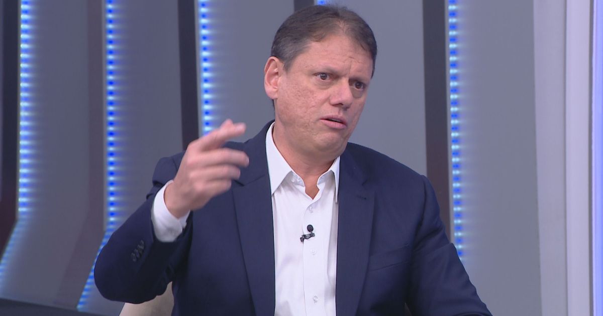 Tarcísio de Freitas nega articulação com Fernando Haddad sobre ICMS