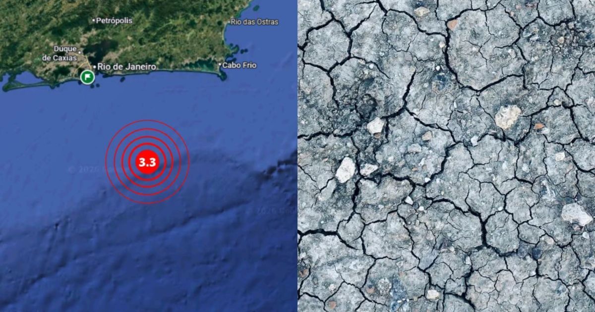 Evento sísmico de magnitude 3.3 é registrado no litoral do Rio de Janeiro