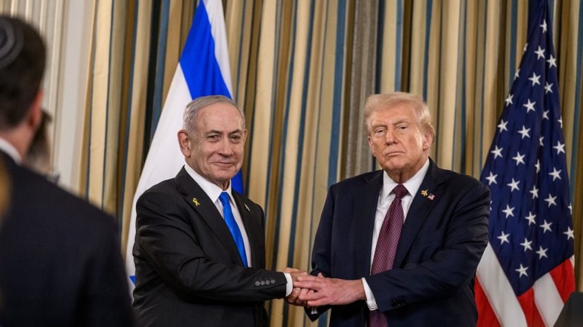Donald Trump garante que Benjamin Netanyahu não será preso nos EUA