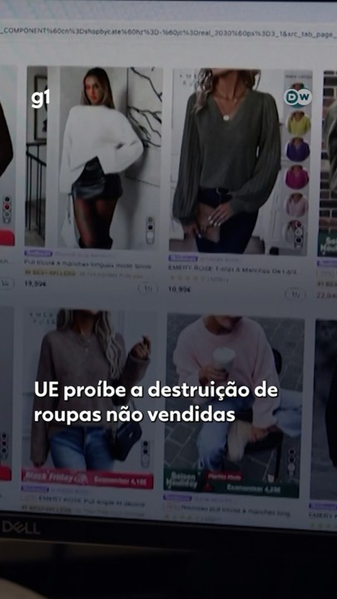 UE proíbe destruição de roupas não vendidas para conter desperdício