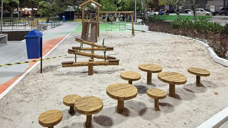 Praça das Figurinhas é reinaugurada em Candelária com espaço requalificado