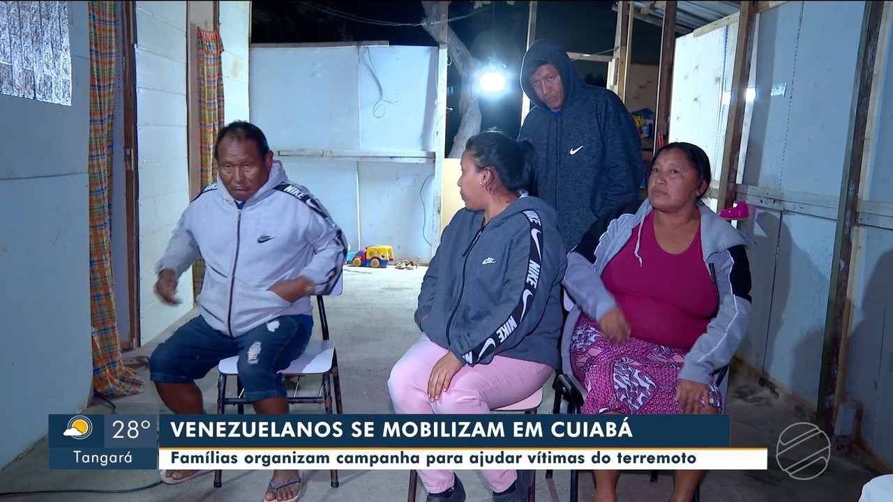 Venezuelanos em MT organizam rede de apoio para vítimas de terremotos