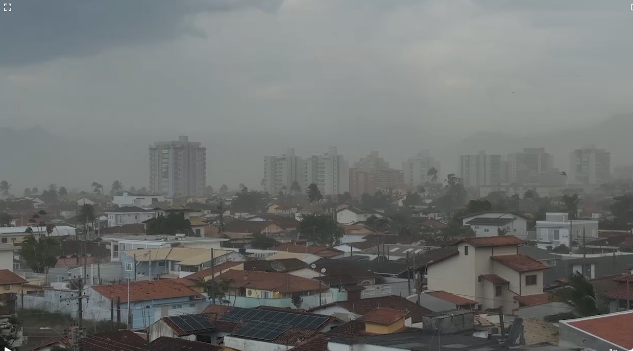 Vale do Paraíba enfrenta alerta para ventos de até 90 km/h