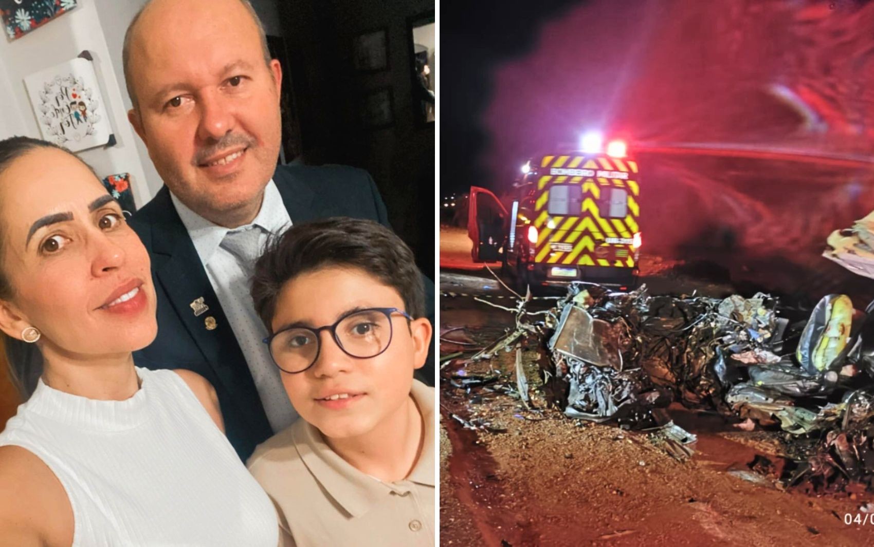 Vereador Shaylon Rodrigo, esposa e filho morrem em grave acidente na GO-206 em Goiás