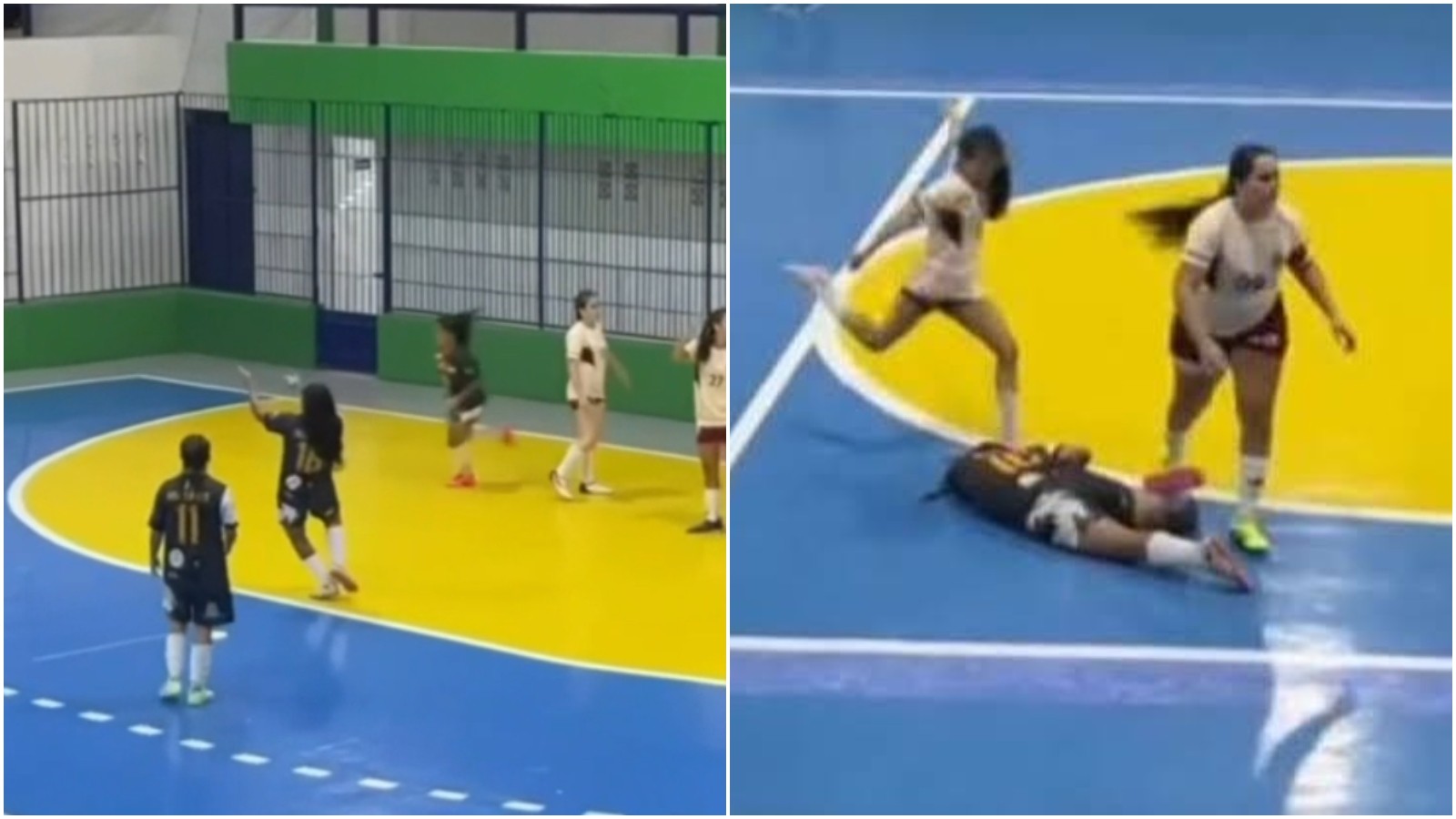 Vídeo registra comemoração que antecedeu agressão em jogo de futsal no Ceará