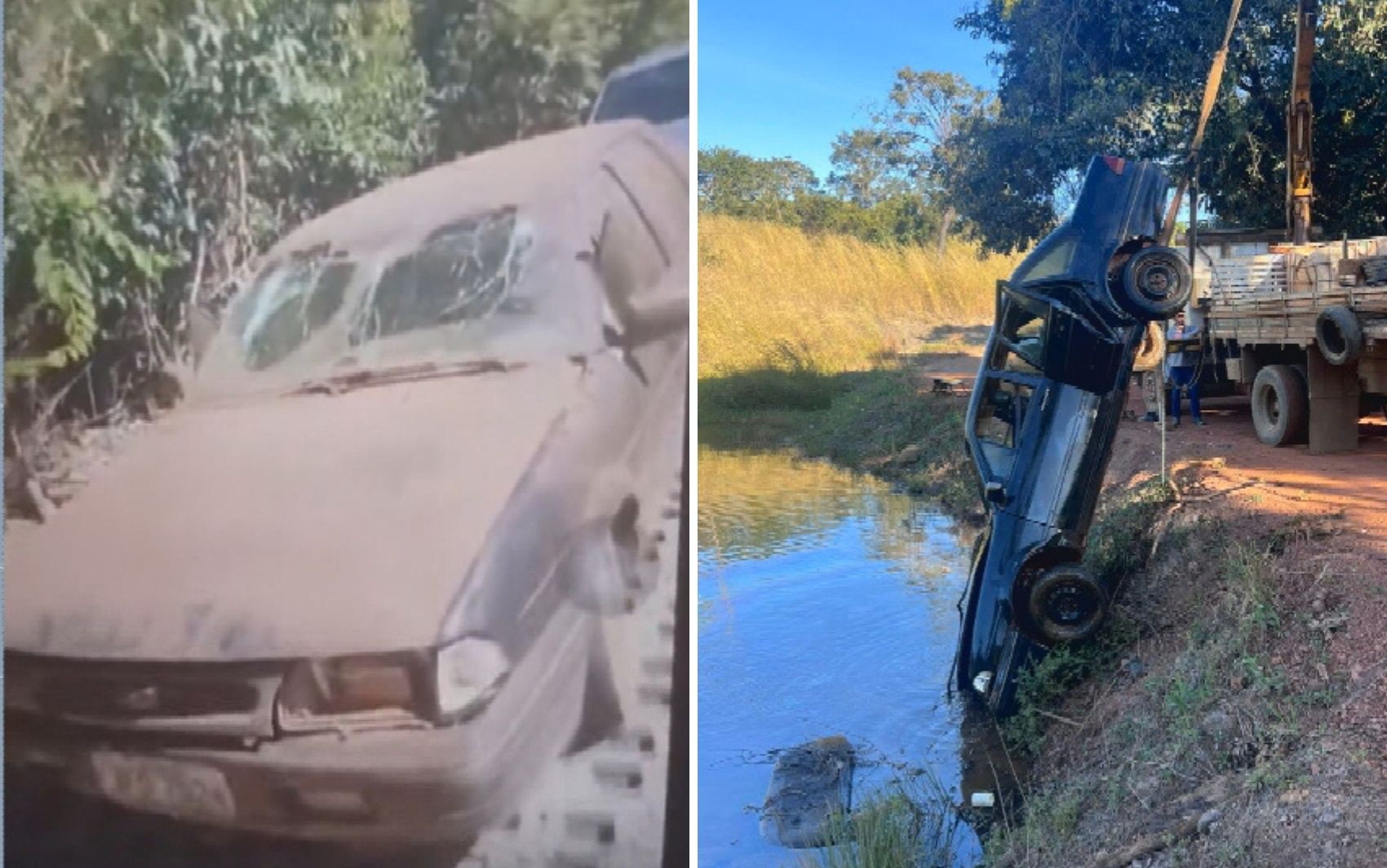 Acidente fatal em Alexânia vitima pai e quatro filhos