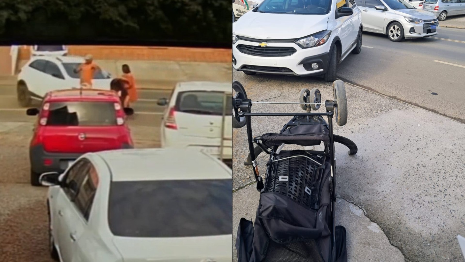 Mãe e bebê são atropelados por carro desgovernado em Forquilhinha, SC