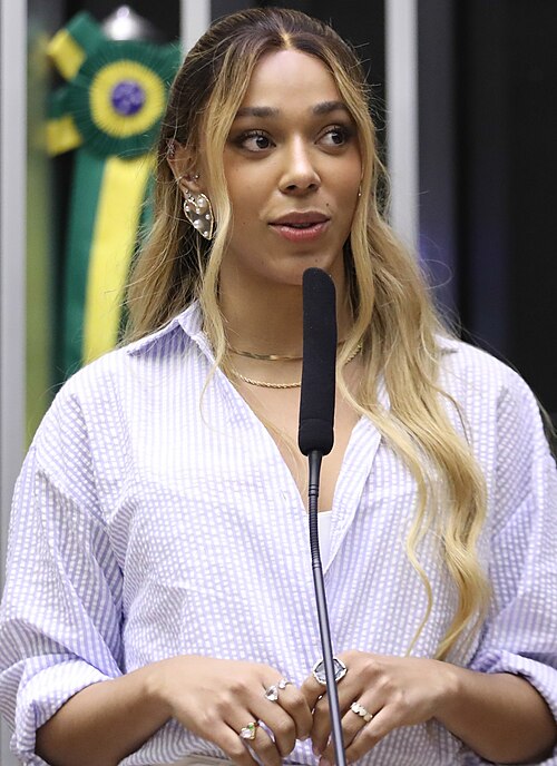 Deputada ameaça Erika Hilton com Lei Maria da Penha na Câmara