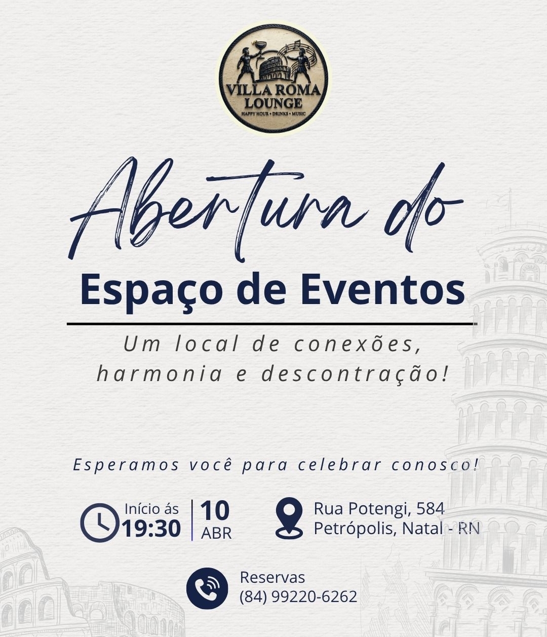 Villa Roma lança espaço para eventos em Petrópolis nesta sexta-feira