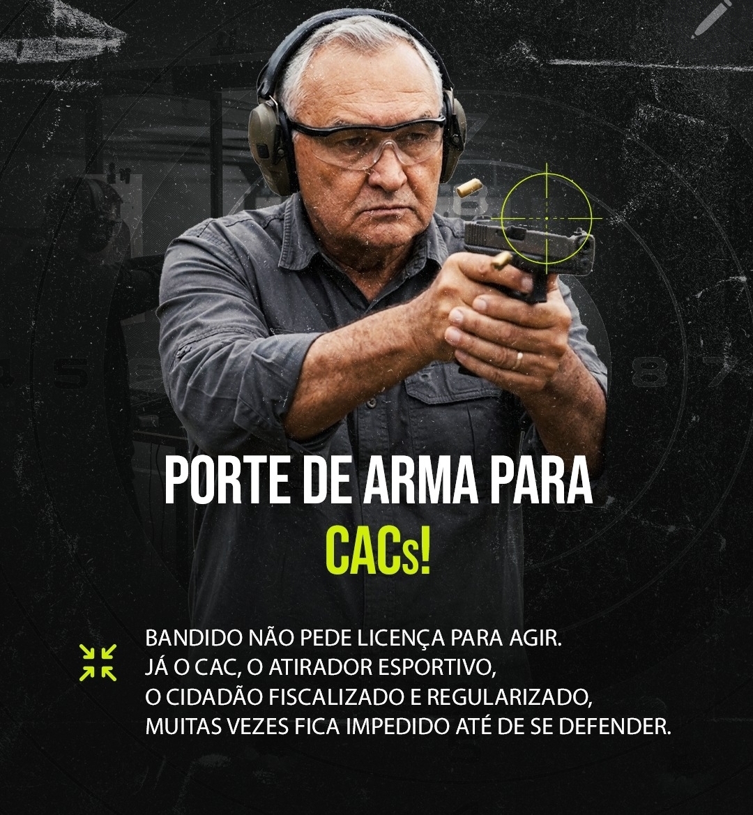 General Girão defende avanço de projeto que amplia porte de arma para atiradores esportivos