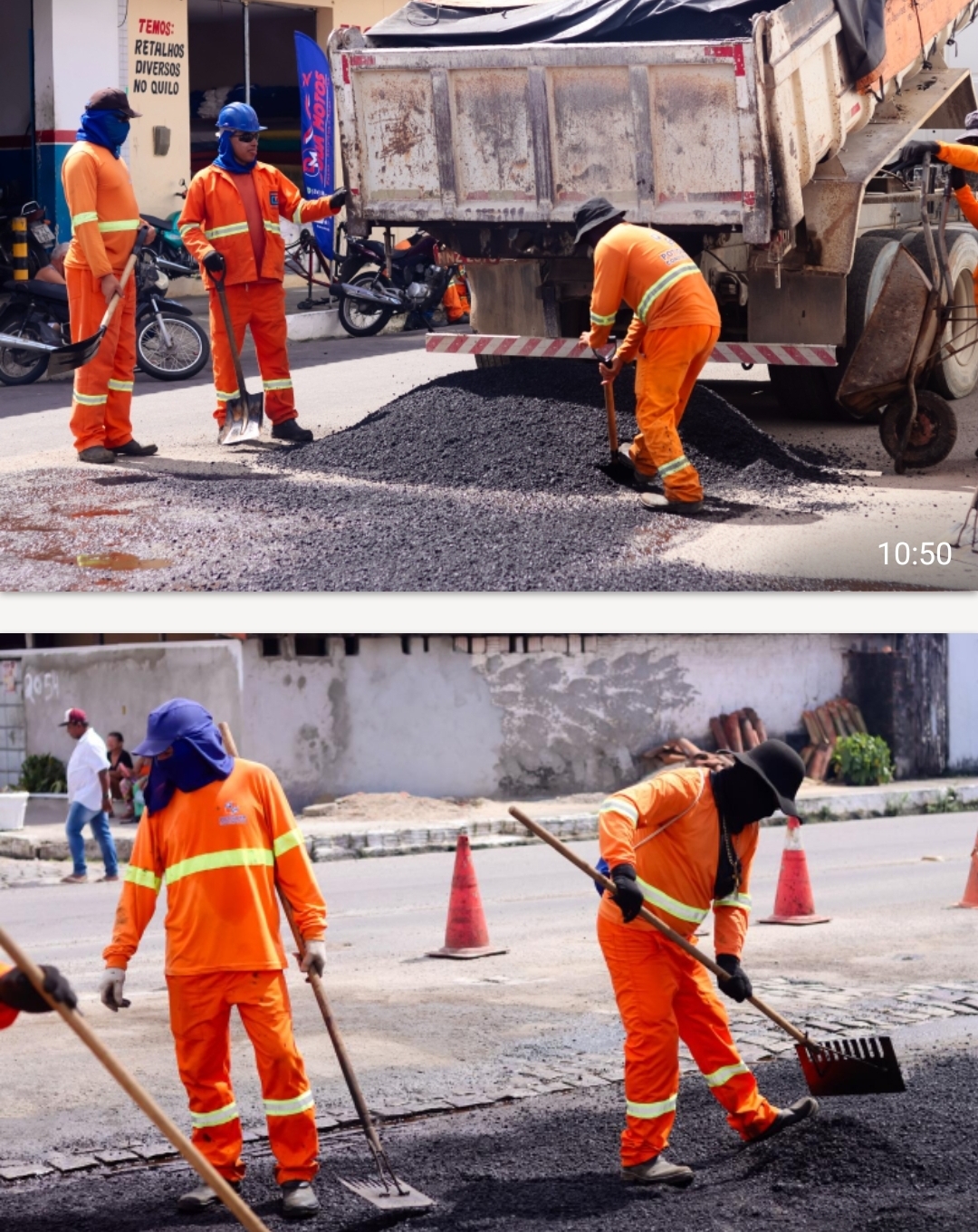 Parnamirim: Prefeitura avança com operação tapa-buracos e limpeza de bueiros no município