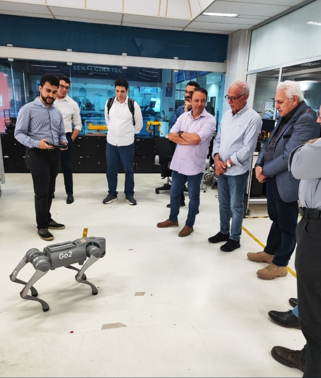 Prefeito do Assú visita Centro de Pesquisa e Inovação do SENAI na Bahia em busca de novas tecnologias e investimentos para o município
