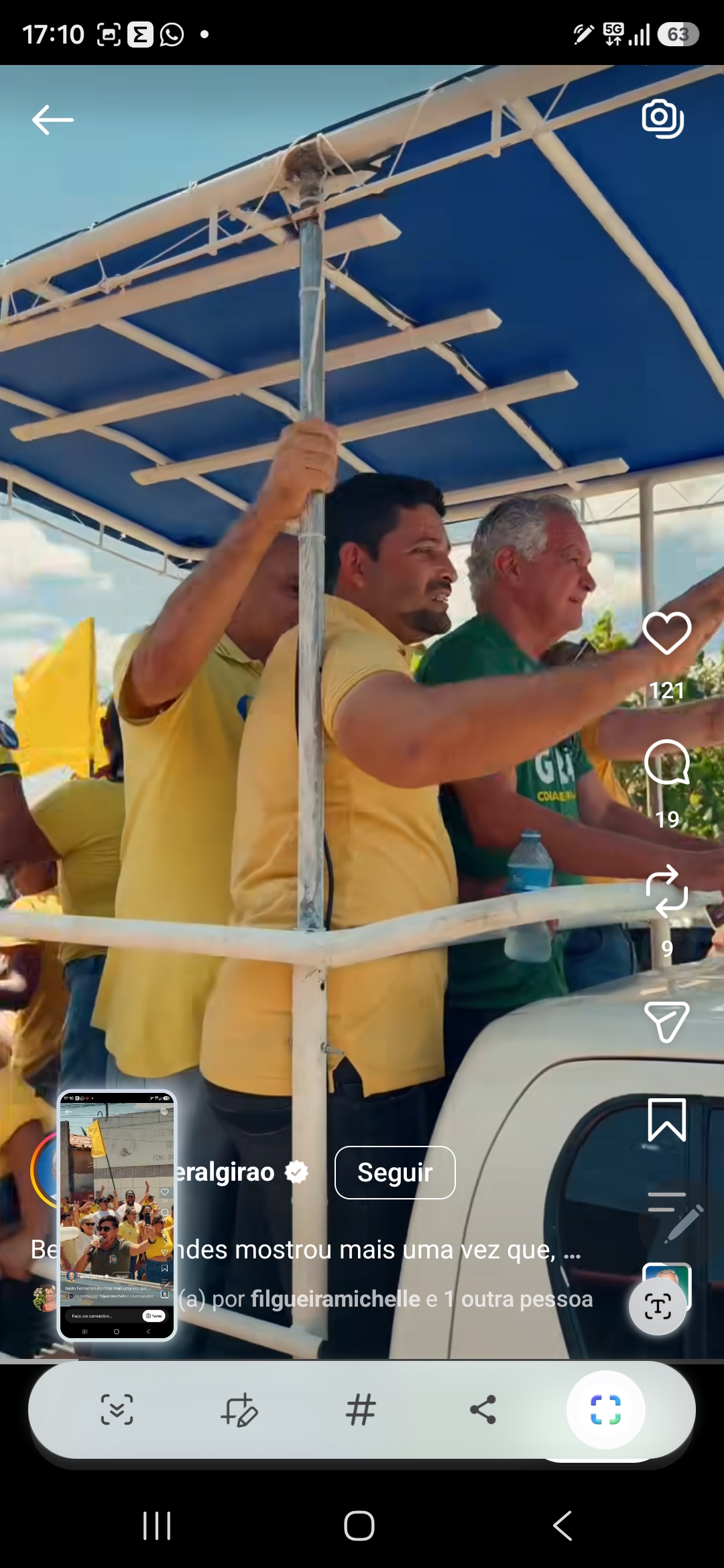 General Girão participa de mobilização em Bento Fernandes e reforça união com lideranças locais