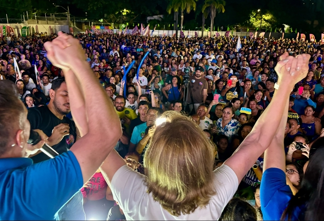 Em evento lotado em Natal, Eriko Jácome reforça apoio à reeleição de Zenaide e exalta esforço da senadora pelo RN