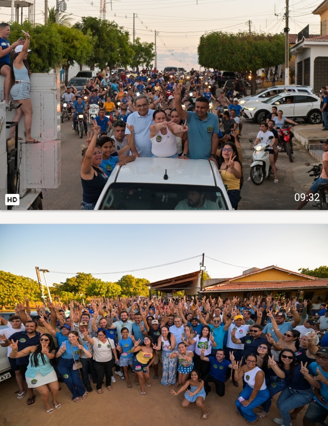 Onda 22 mobiliza o Alto Oeste: Álvaro Dias faz carreata, participa de comício e prestigia lançamento de Juninho Saia Rodada em Caraúbas